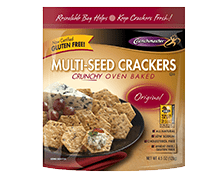 original package of crunchmaster crackers