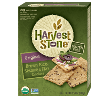 box of harvest stone crackers