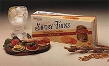 package of savory thins crackers