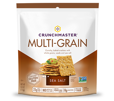Crunchmaster Multi-Grain Cracker Packaging