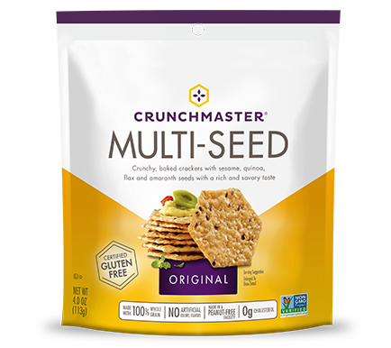 Crunchmaster Multi-Seed Cracker Packaging