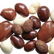 Selection of chocolate covered snacks
