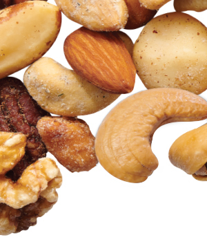 Selection of nuts